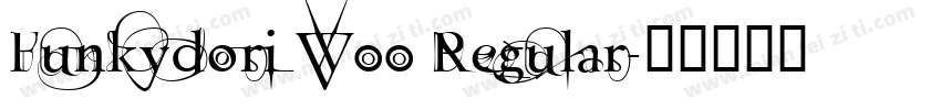 Funkydori W00 Regular字体转换